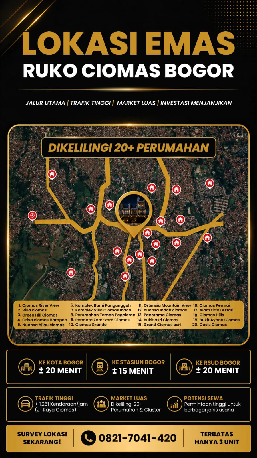 ruko ciomas bogor